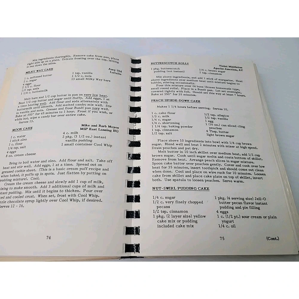 D.A.R.E. Cookbook D.A.R.E. Police Officers Michigan Paperback 1992 Recipes Nice